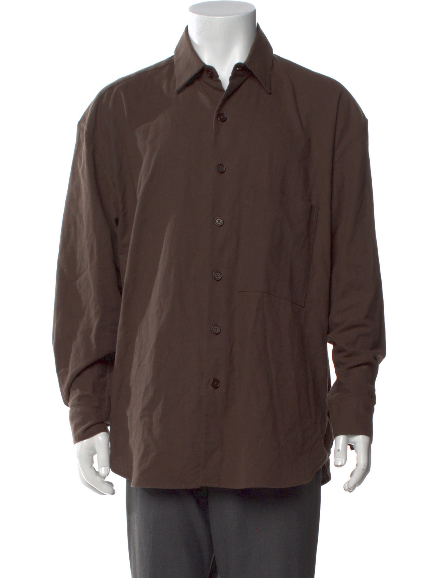 Evan Kinori Linen Long Sleeve Shirt