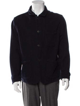 Evan Kinori Wool Utility Jacket