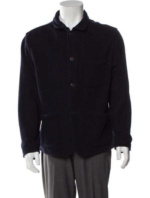 Evan Kinori Wool Utility Jacket