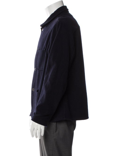 Evan Kinori Wool Utility Jacket