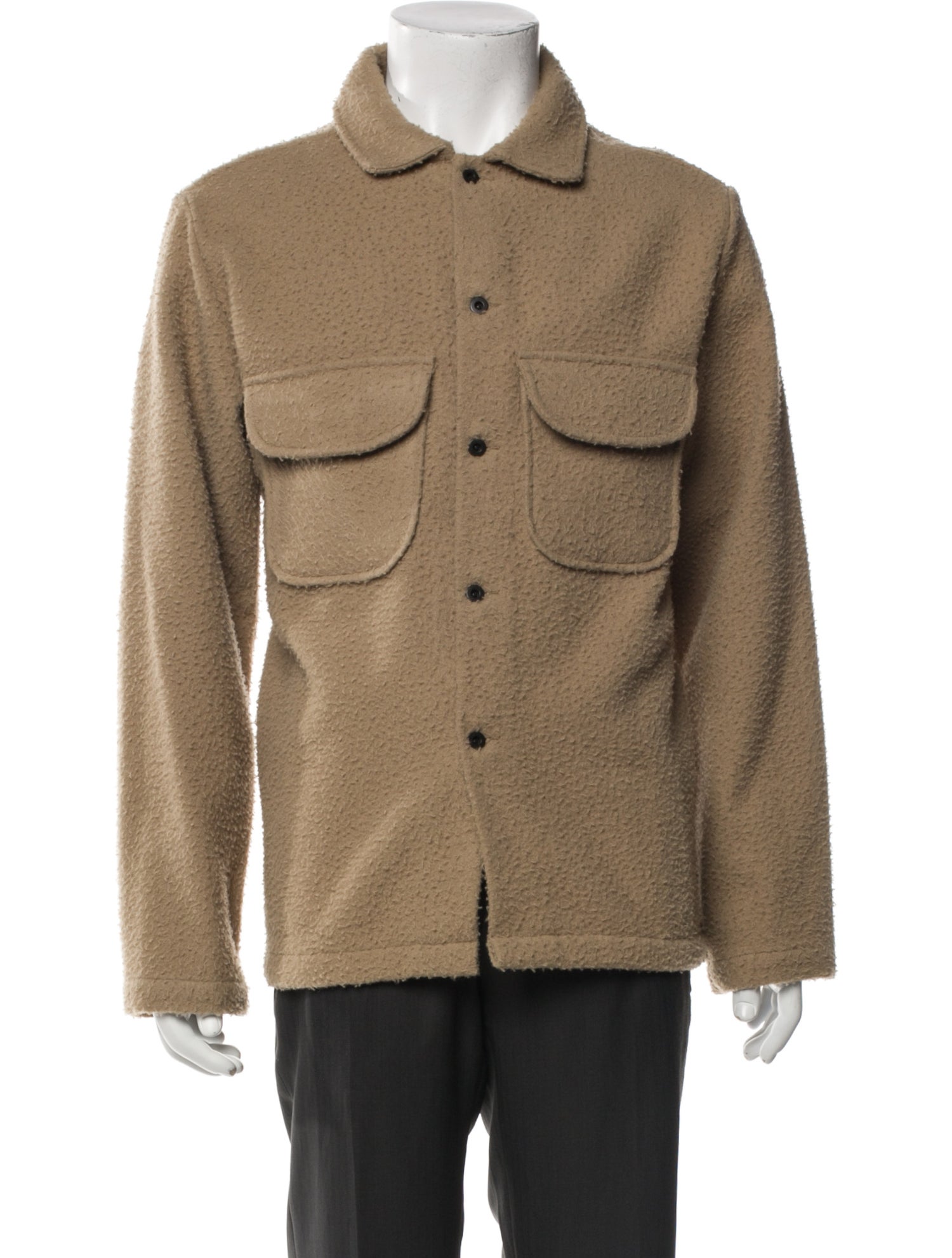 Evan Kinori Wool Utility Jacket