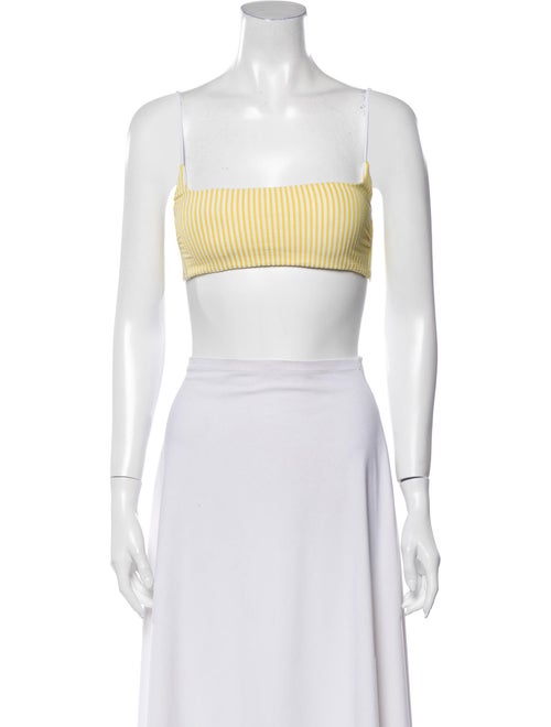 Evarae Striped Top Yellow