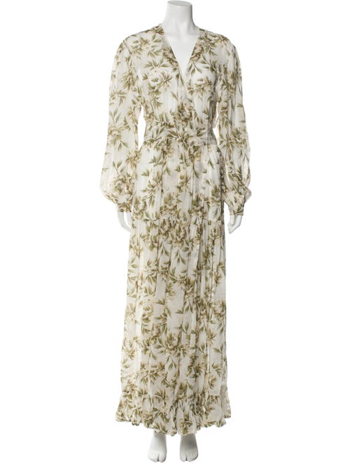 Evarae Floral Print Long Dress