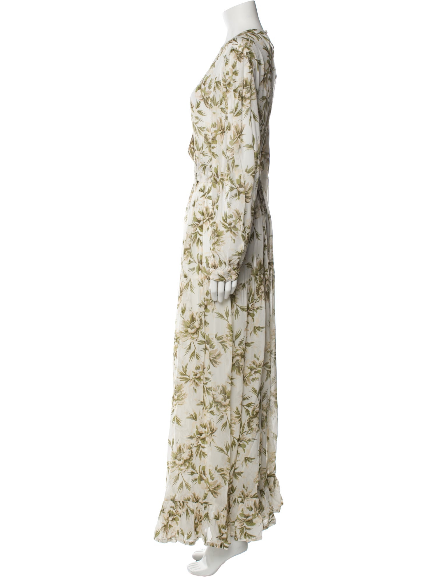 Evarae Floral Print Long Dress