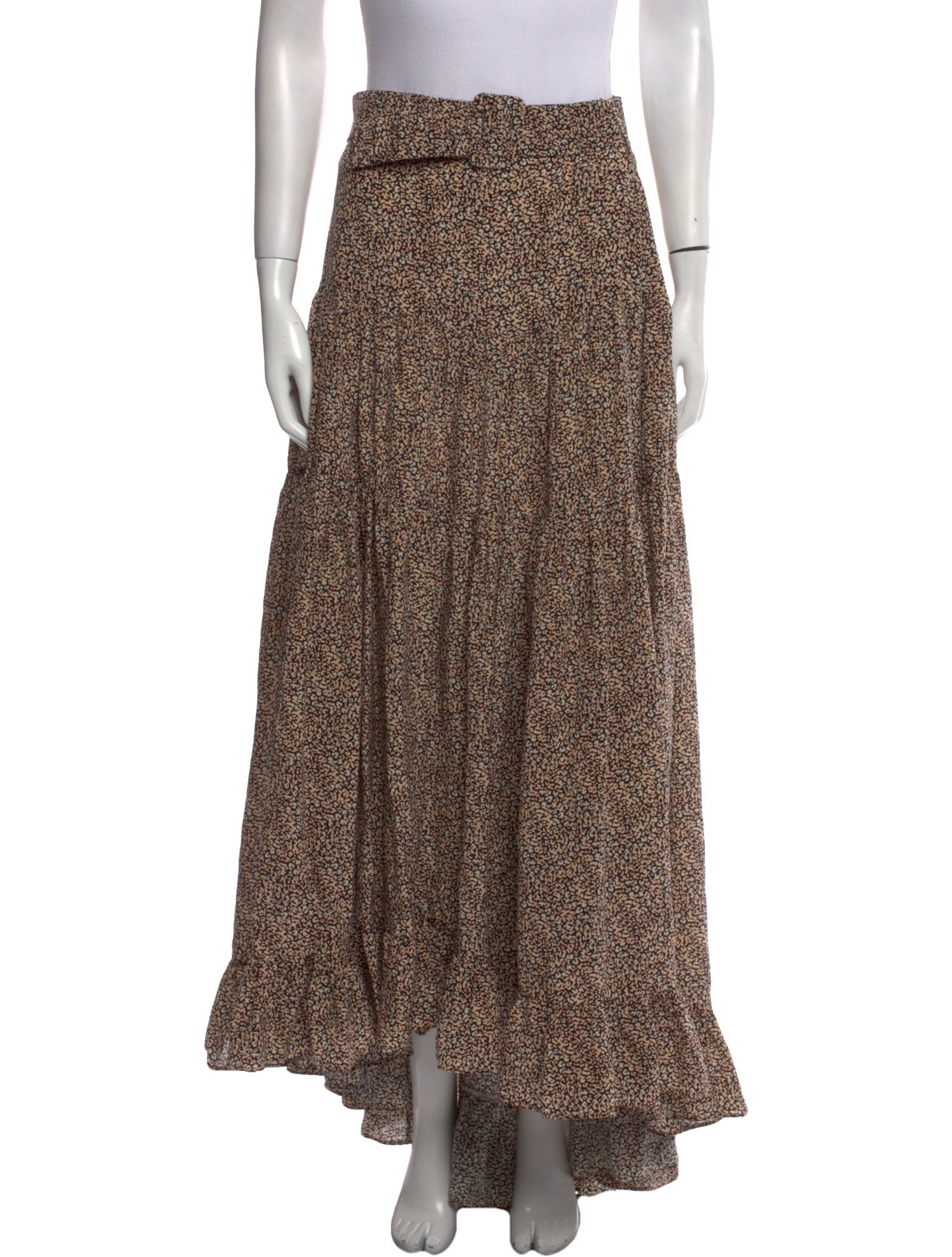 Evarae Silk Long Skirt
