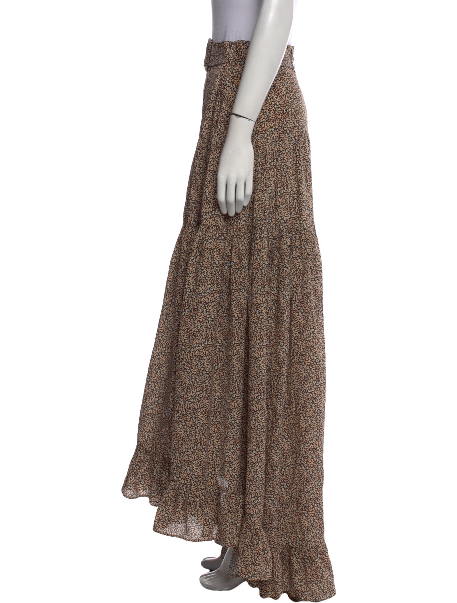 Evarae Silk Long Skirt