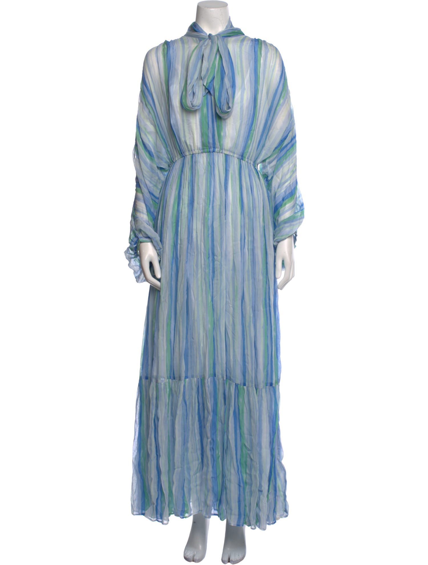 Evarae Striped Long Dress w/ Tags