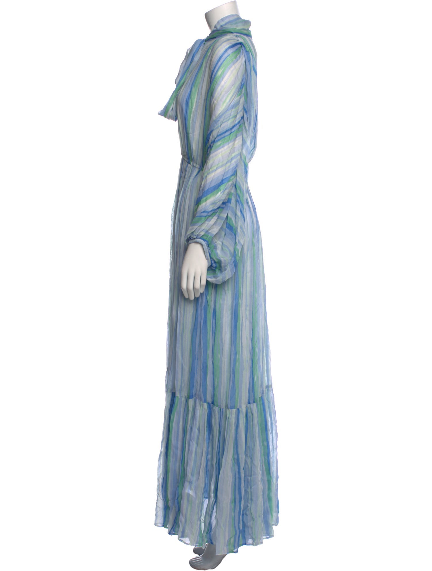 Evarae Striped Long Dress w/ Tags