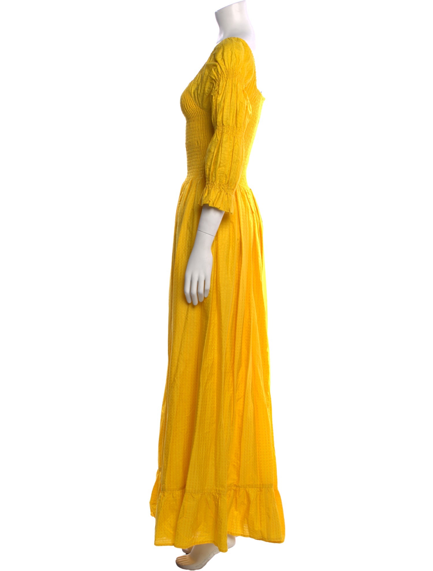 Evarae Square Neckline Long Dress