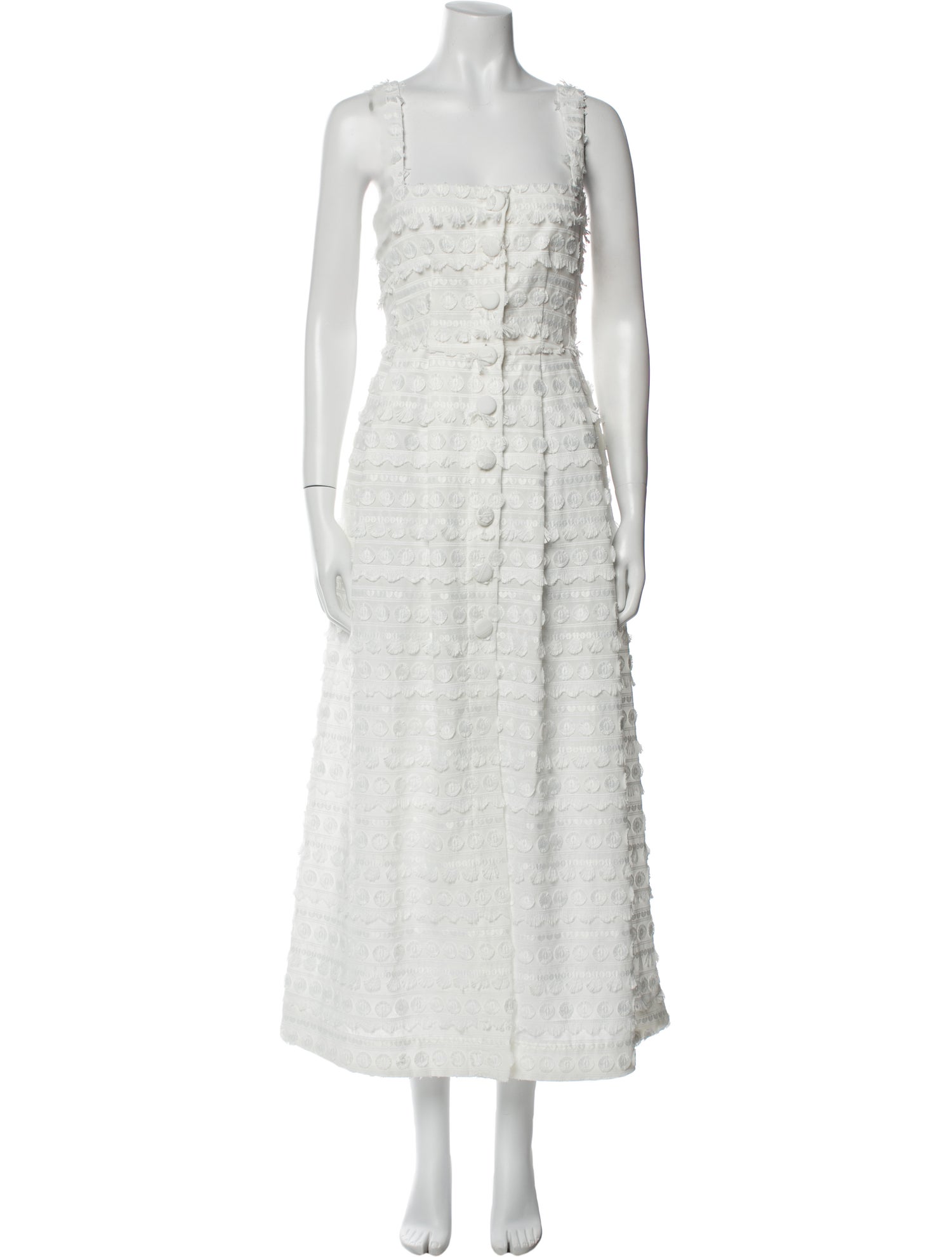 Evarae Square Neckline Long Dress