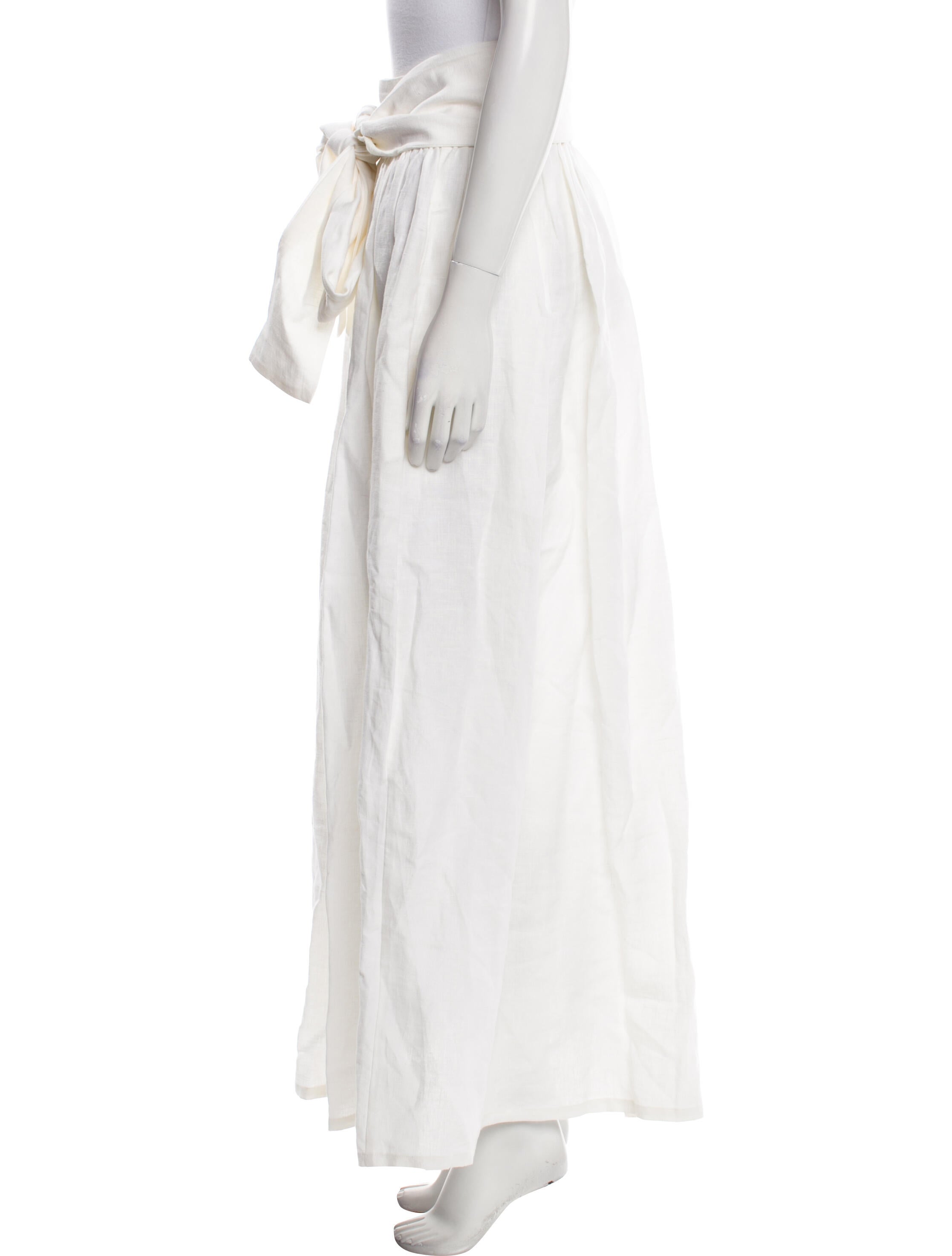 Evarae Linen Long Skirt