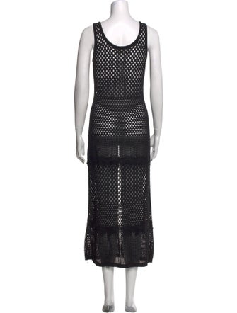 Evarae Polka Dot Print Long Dress