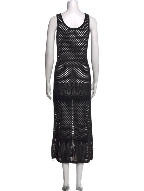 Evarae Polka Dot Print Long Dress