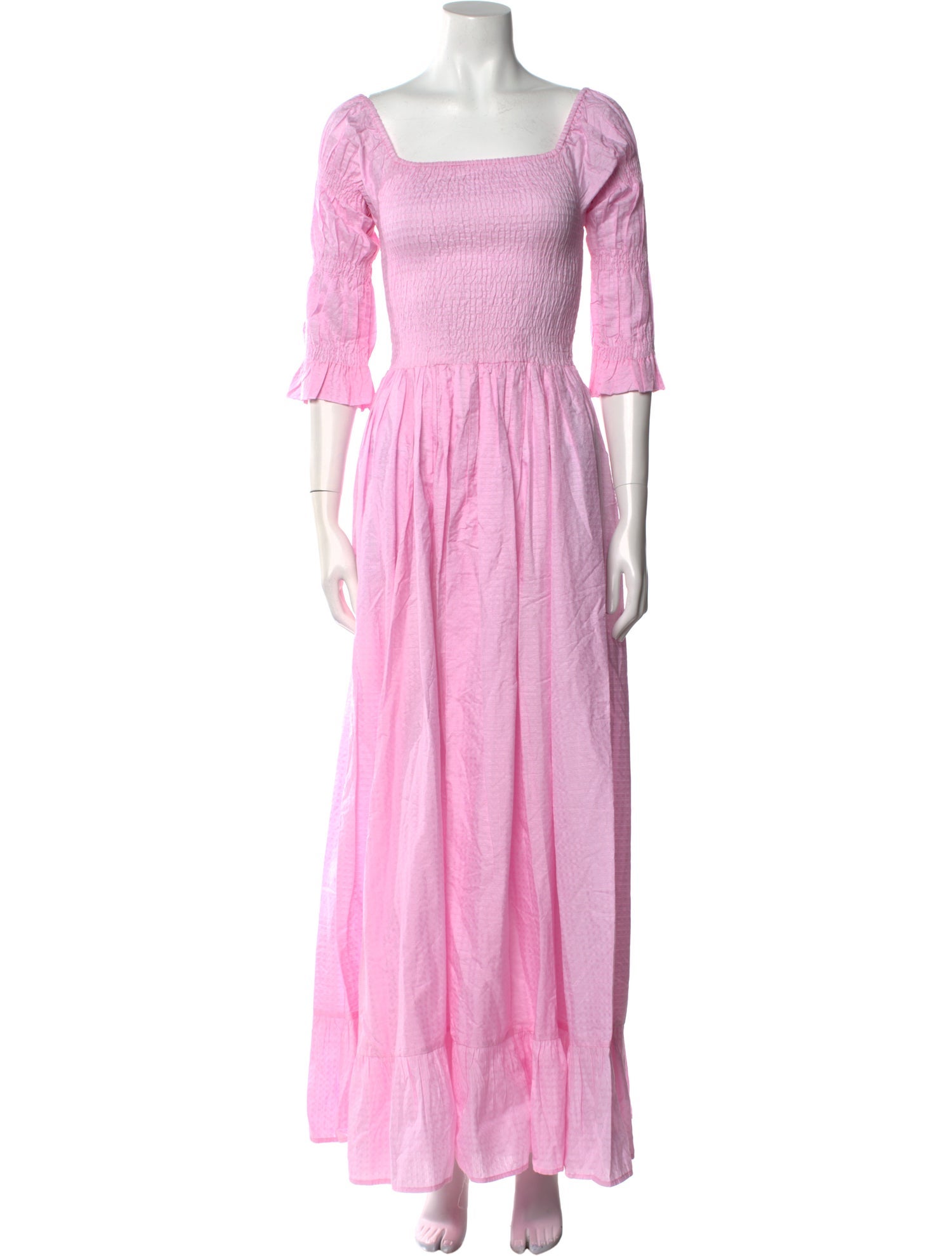 Evarae Square Neckline Long Dress