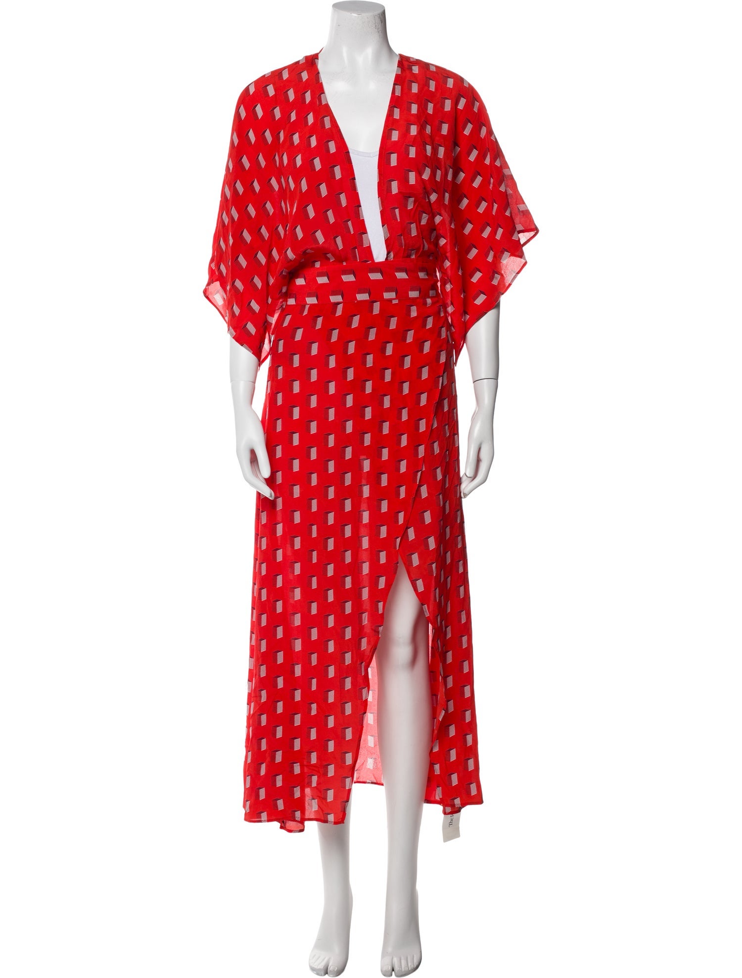 Evarae Silk Printed Robe