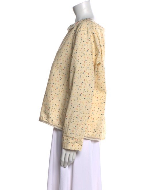 Ewa I Walla Printed Long Sleeve Blouse