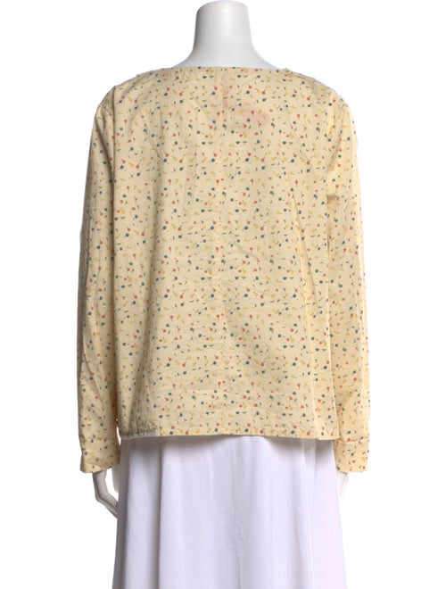 Ewa I Walla Printed Long Sleeve Blouse