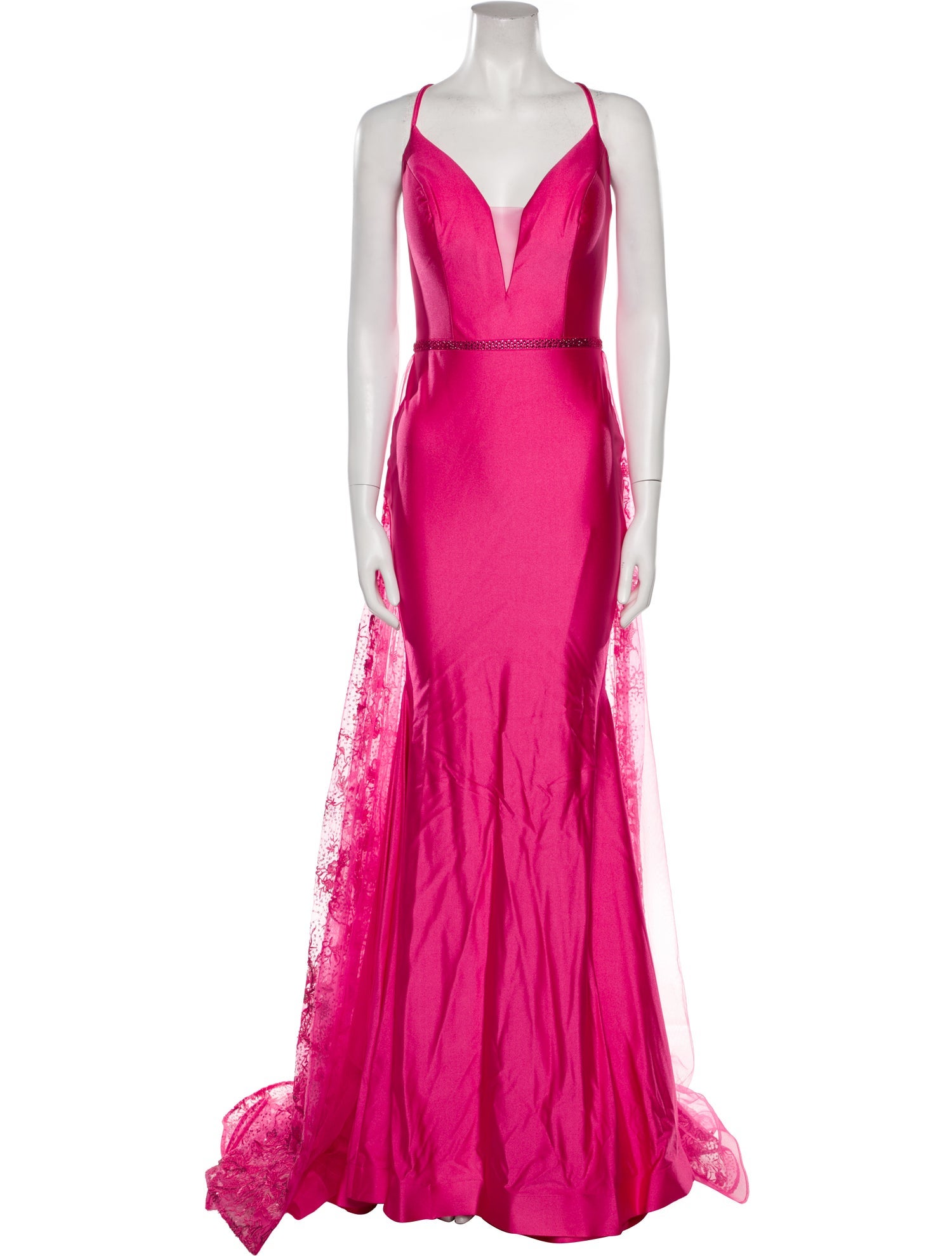 Ellie Wilde V-Neck Long Dress