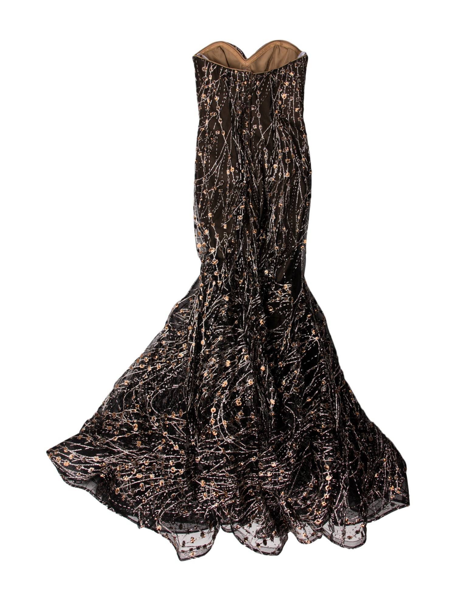 Ellie Wilde Printed Long Dress w/ Tags