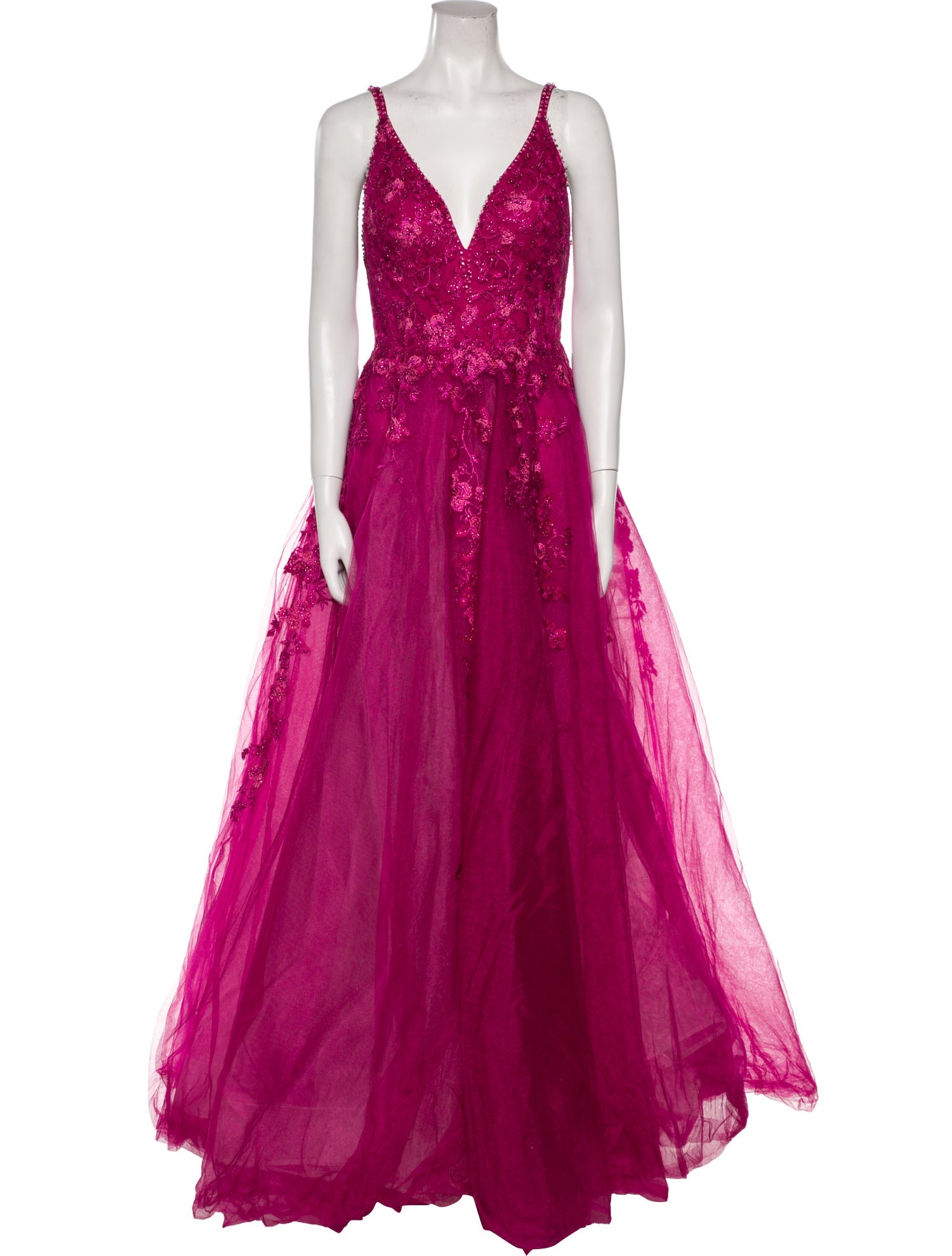 Ellie Wilde V-Neck Long Dress