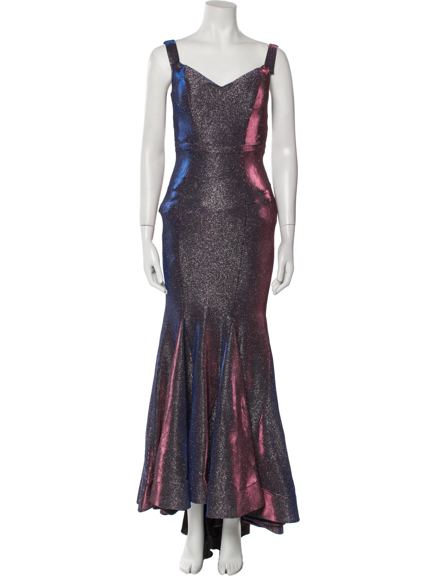 Ellie Wilde Printed Long Dress