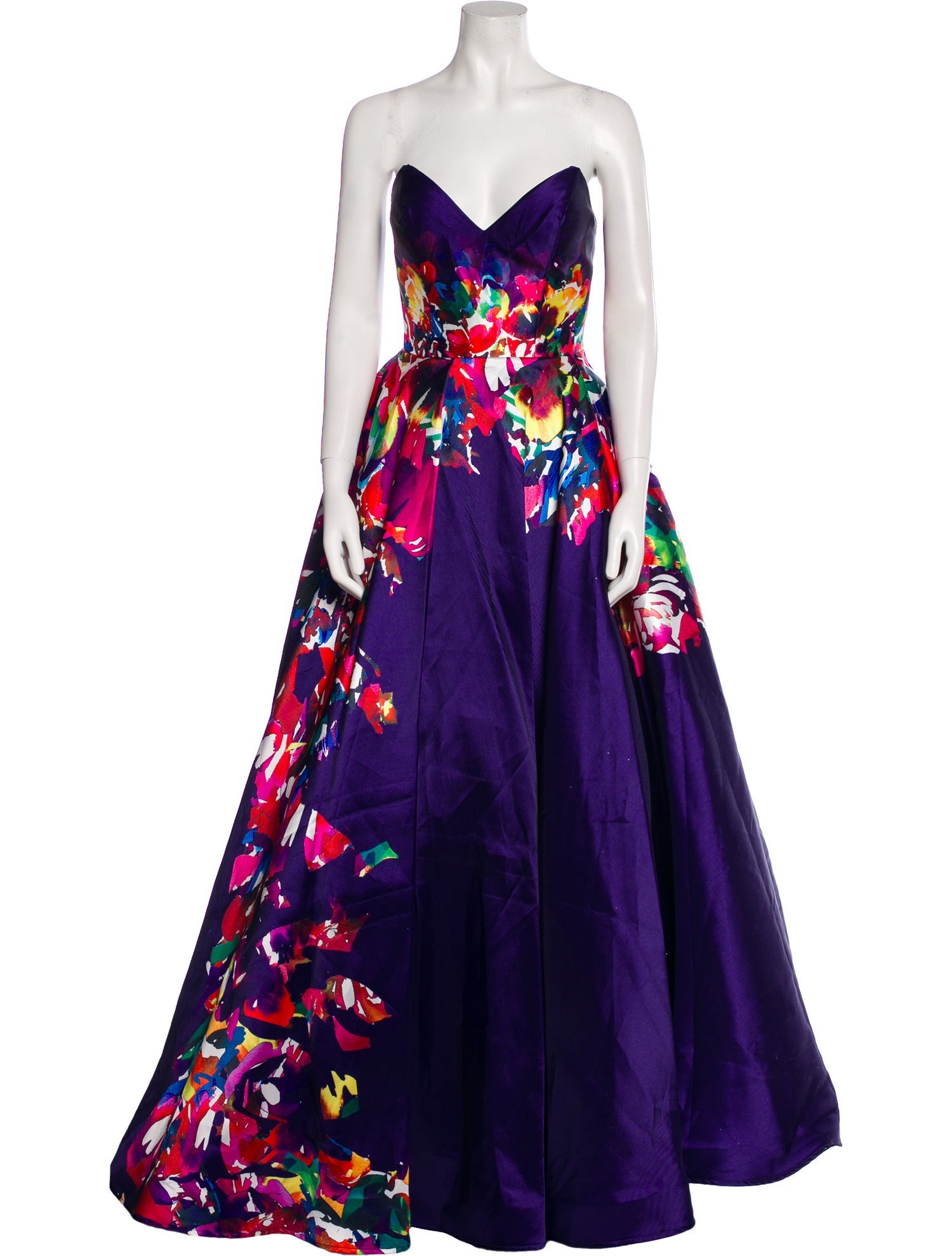 Ellie Wilde Floral Print Long Dress