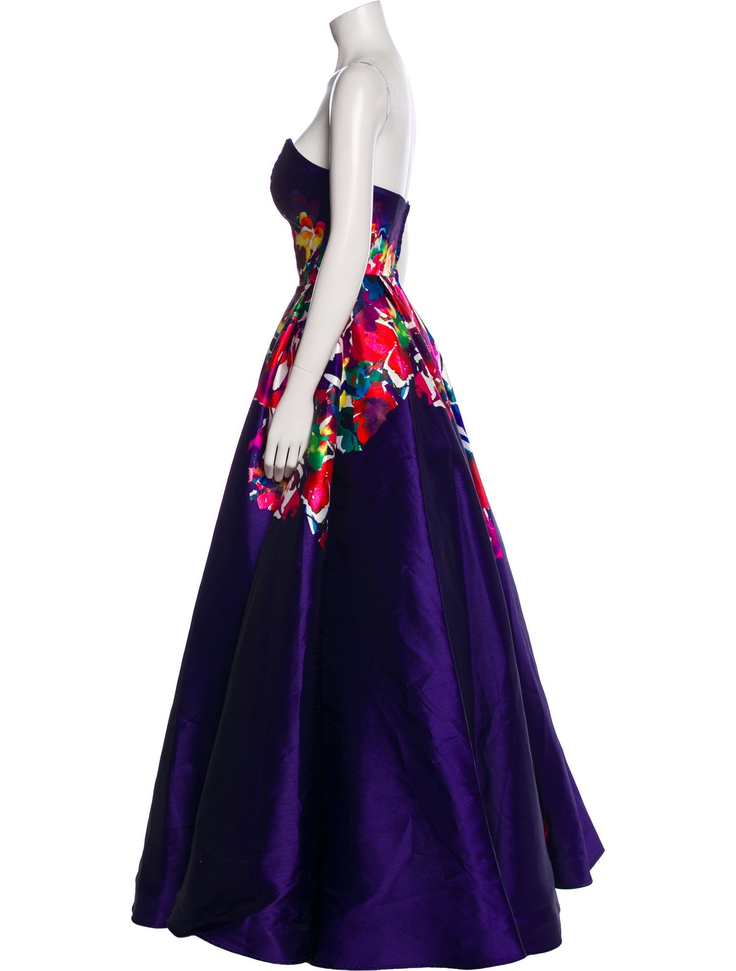 Ellie Wilde Floral Print Long Dress