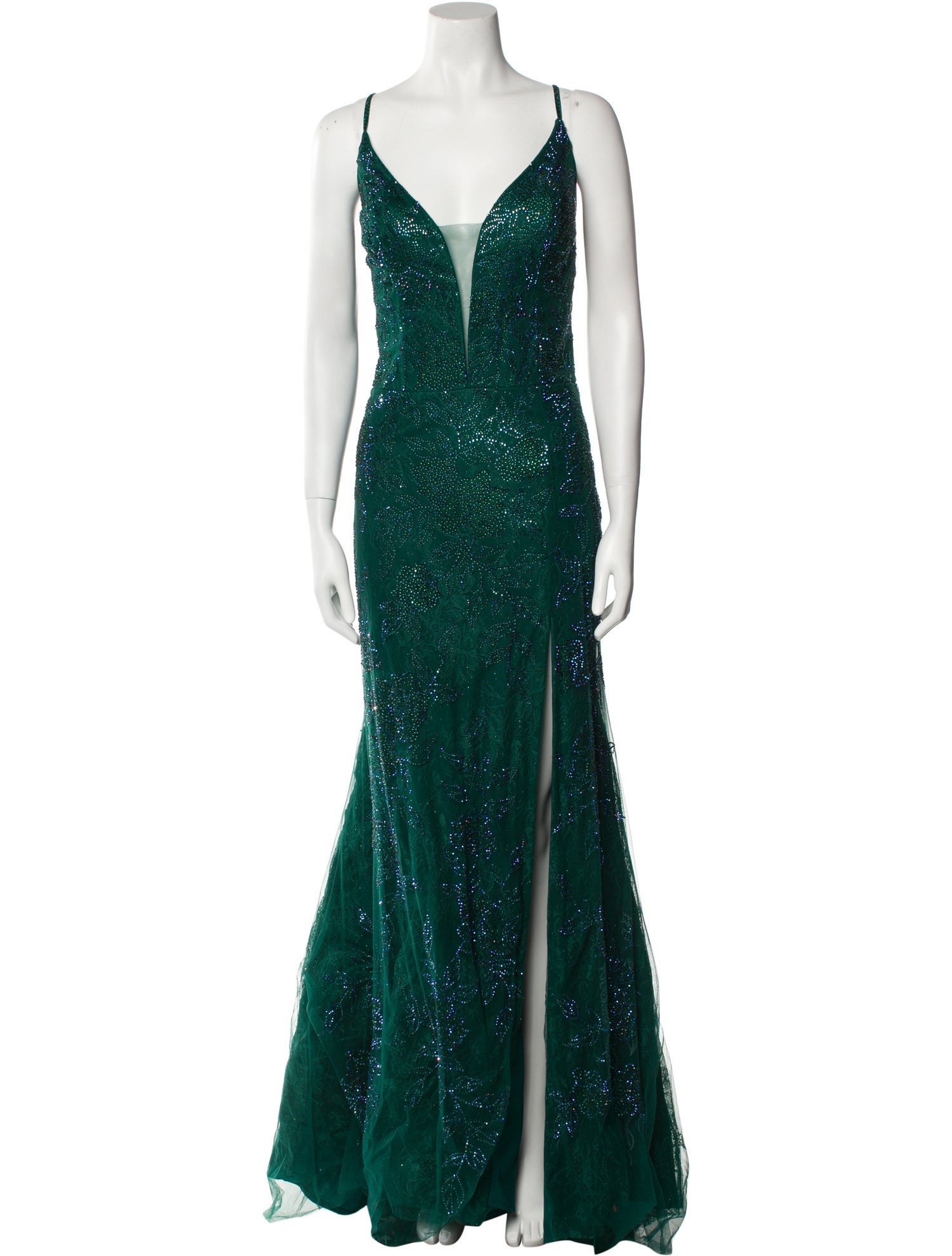 Ellie Wilde V-Neck Long Dress