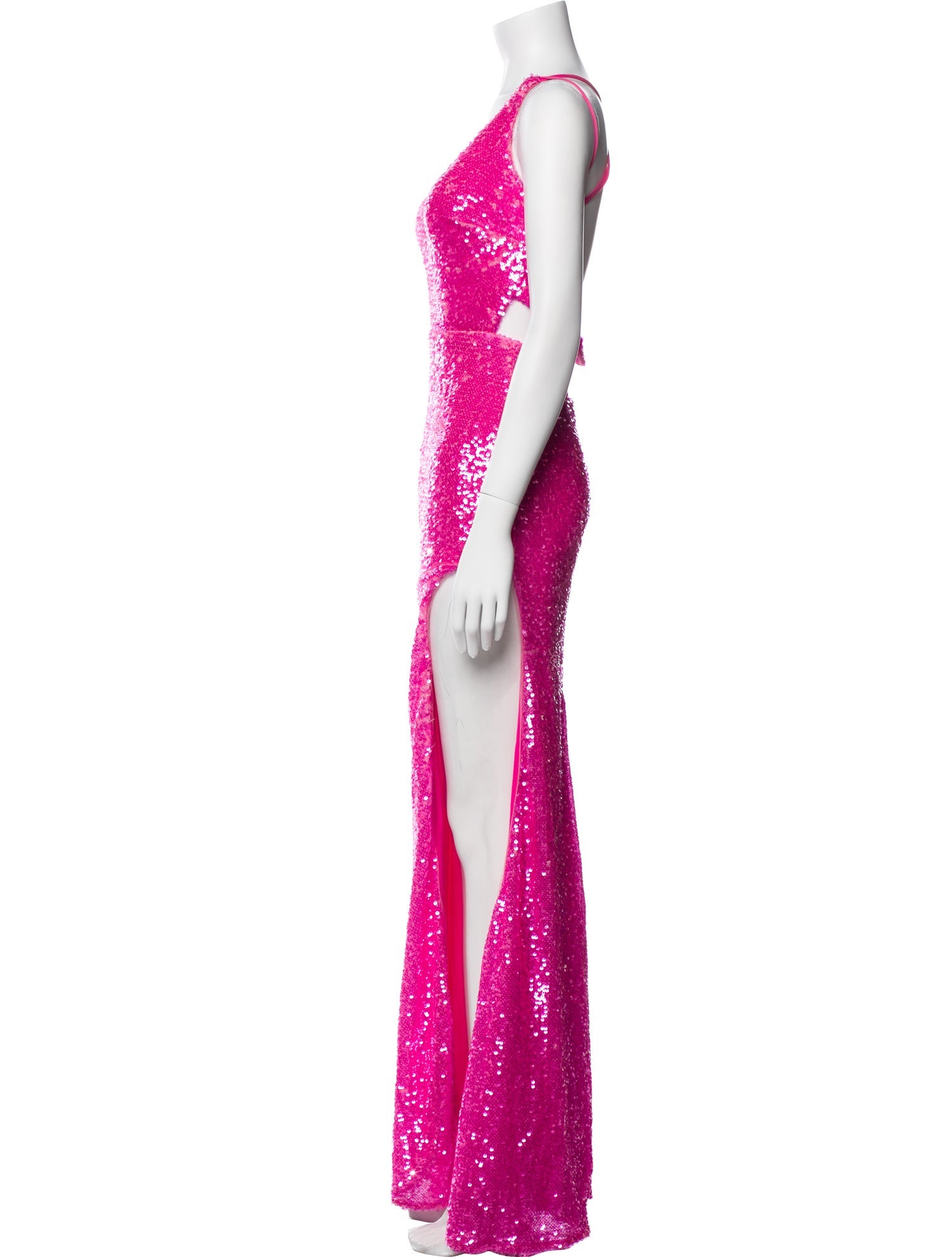 Ellie Wilde Printed Long Dress