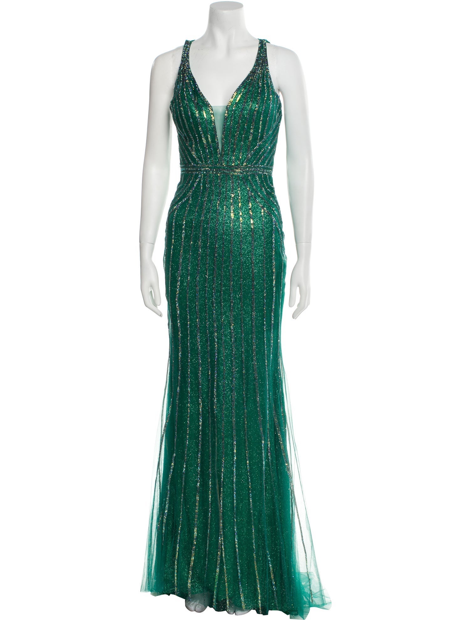 Ellie Wilde V-Neck Long Dress