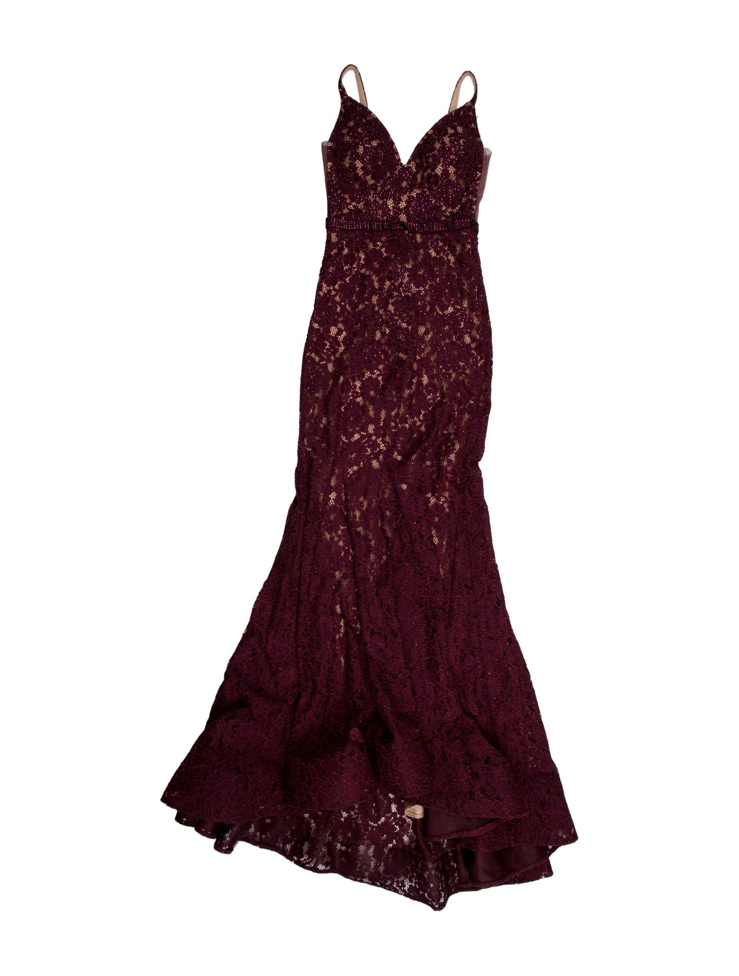 Ellie Wilde Lace Pattern Long Dress