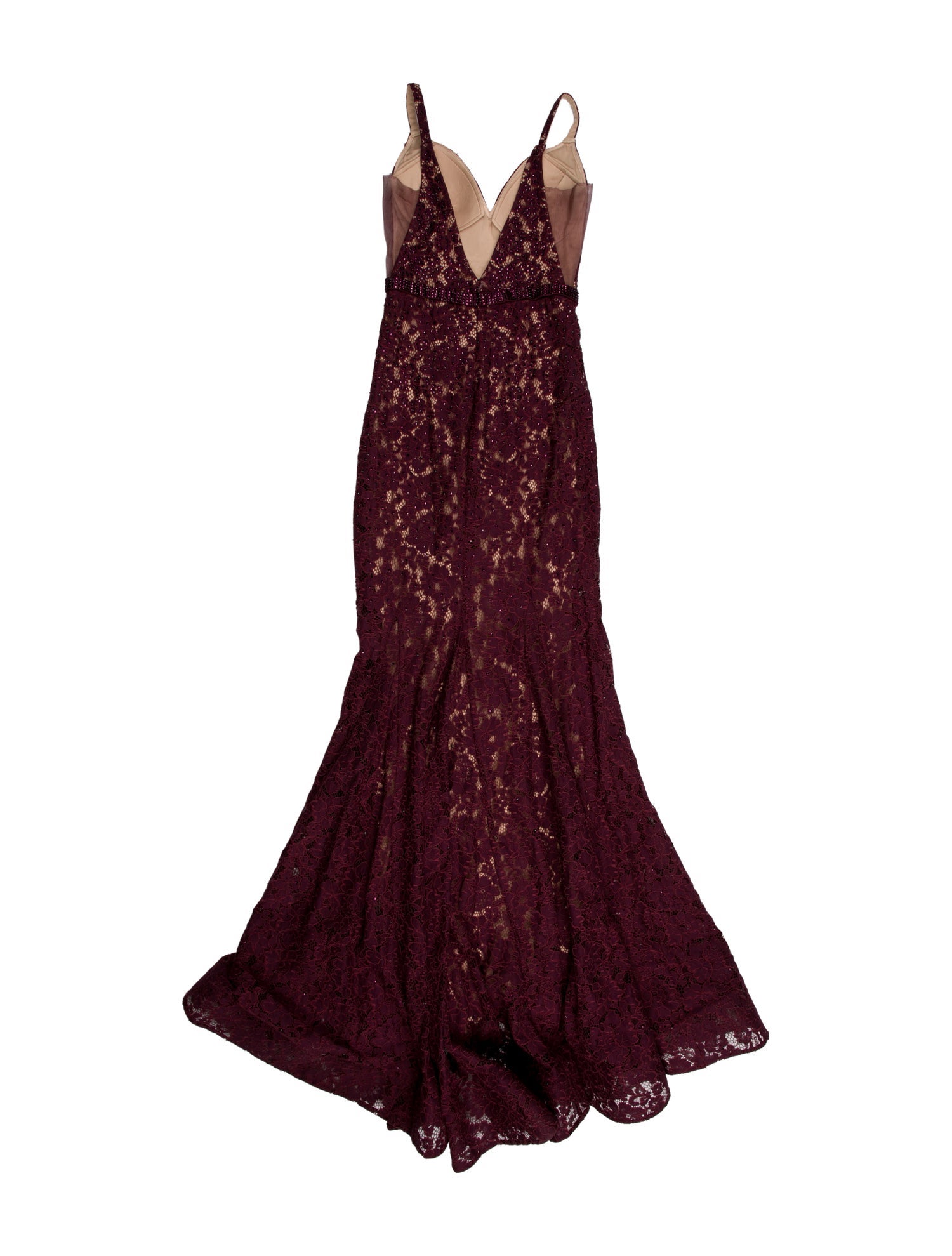 Ellie Wilde Lace Pattern Long Dress
