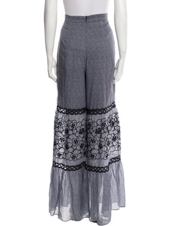 Alexis Lace Pattern Wide Leg Pants