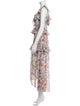 Alexis Floral Print Long Dress