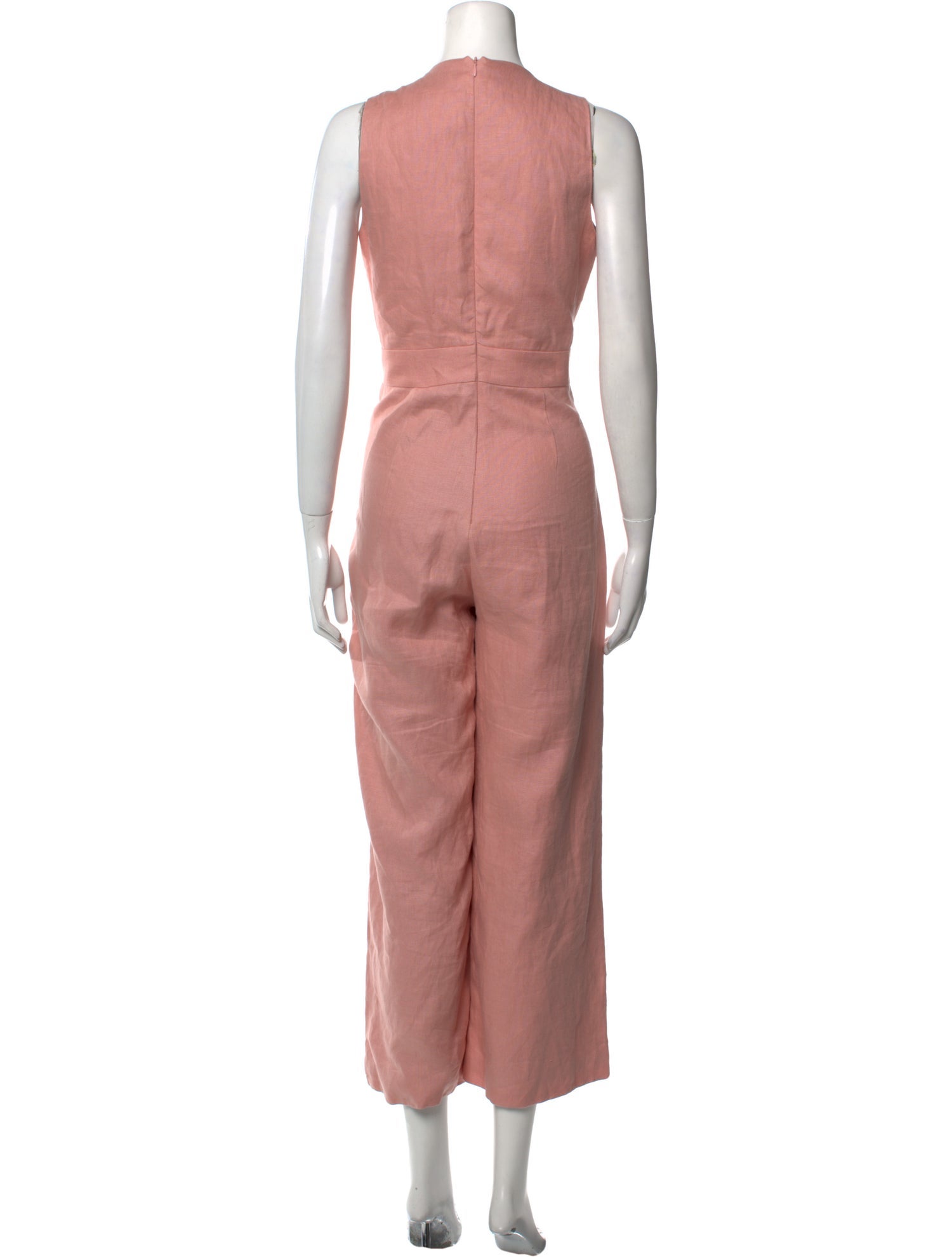 Alexis Shearling Plunge Neckline Jumpsuit