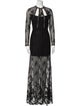 Alexis Lace Pattern Long Dress