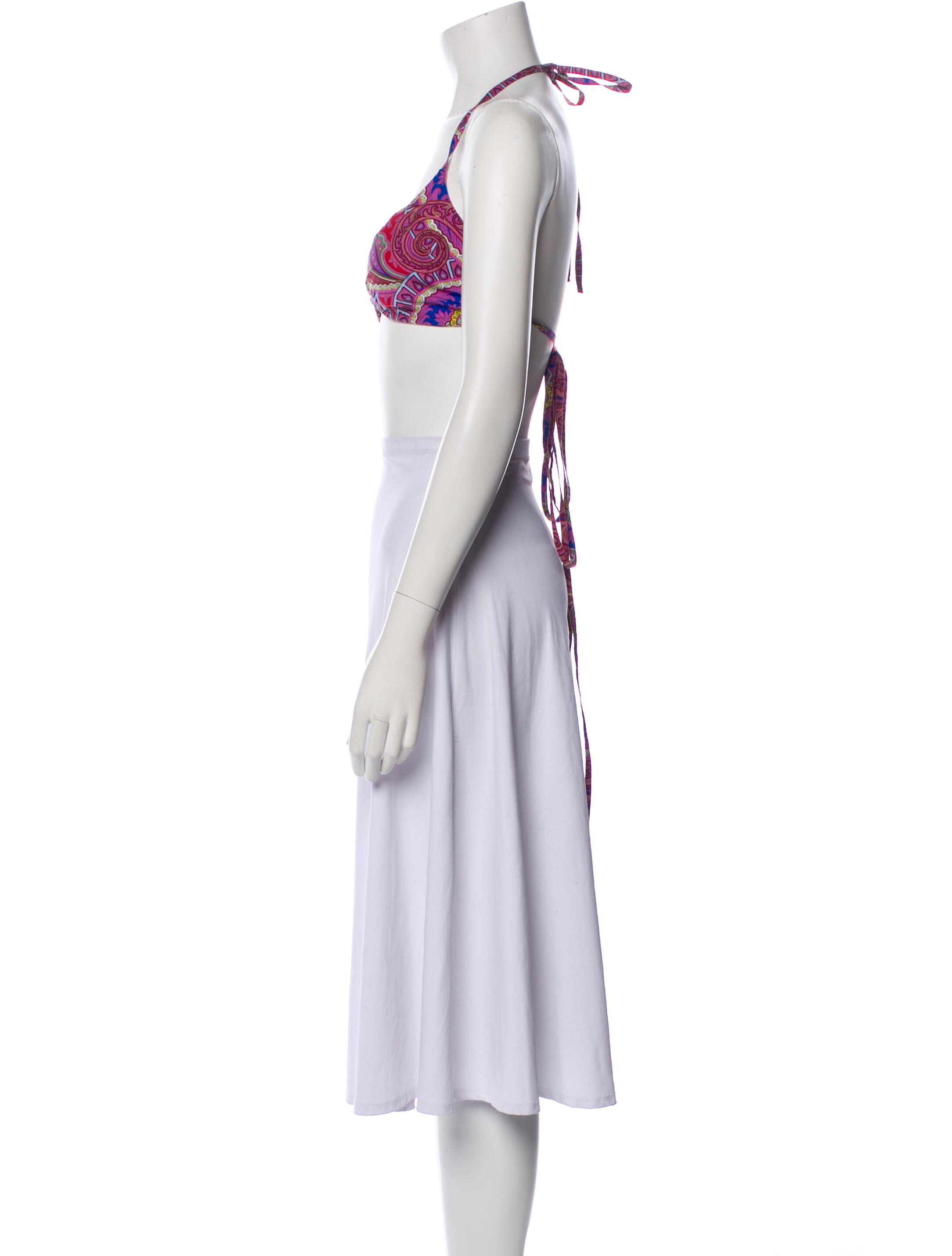 Alexis Halterneck Sleeveless Crop Top