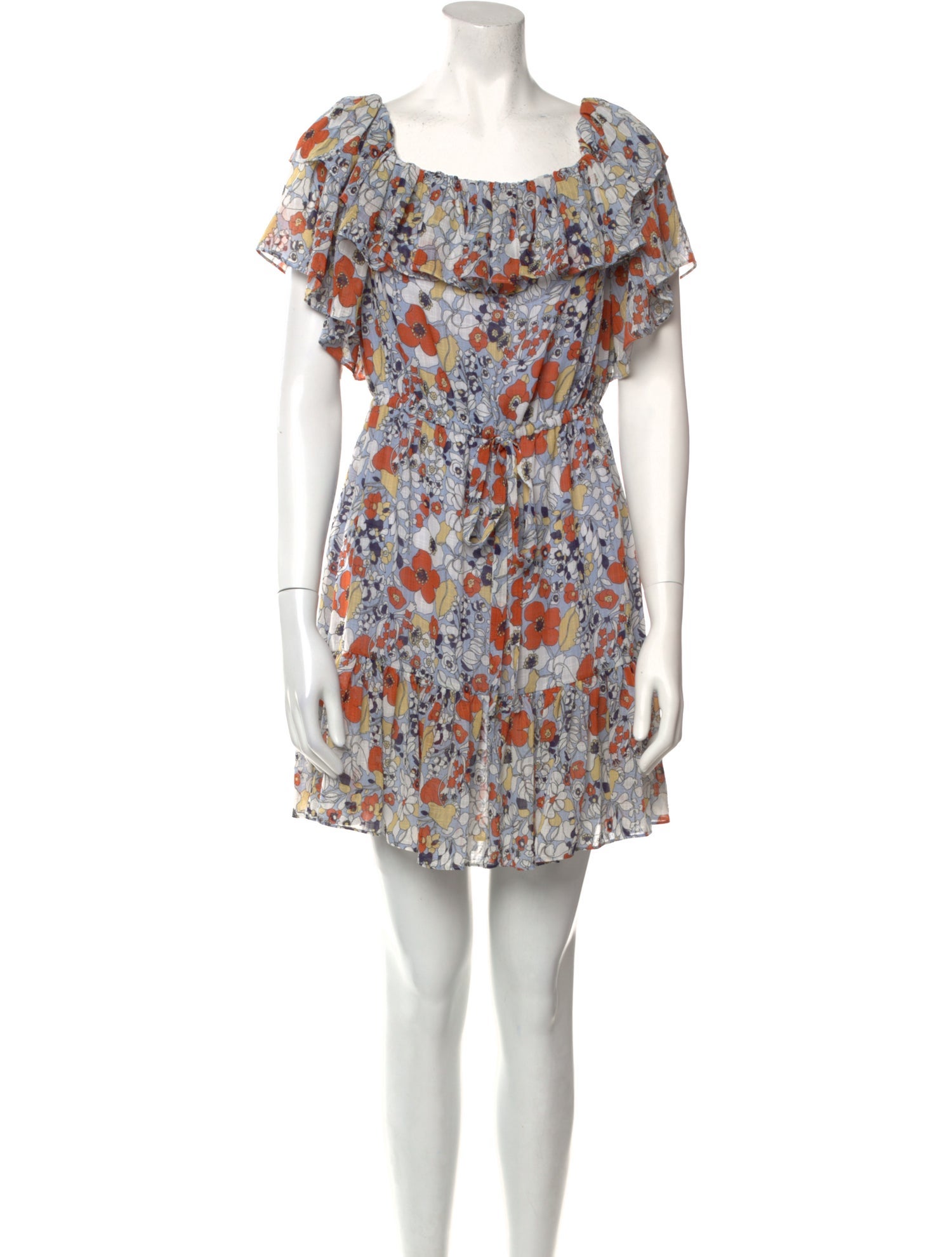 Alexis Floral Print Mini Dress