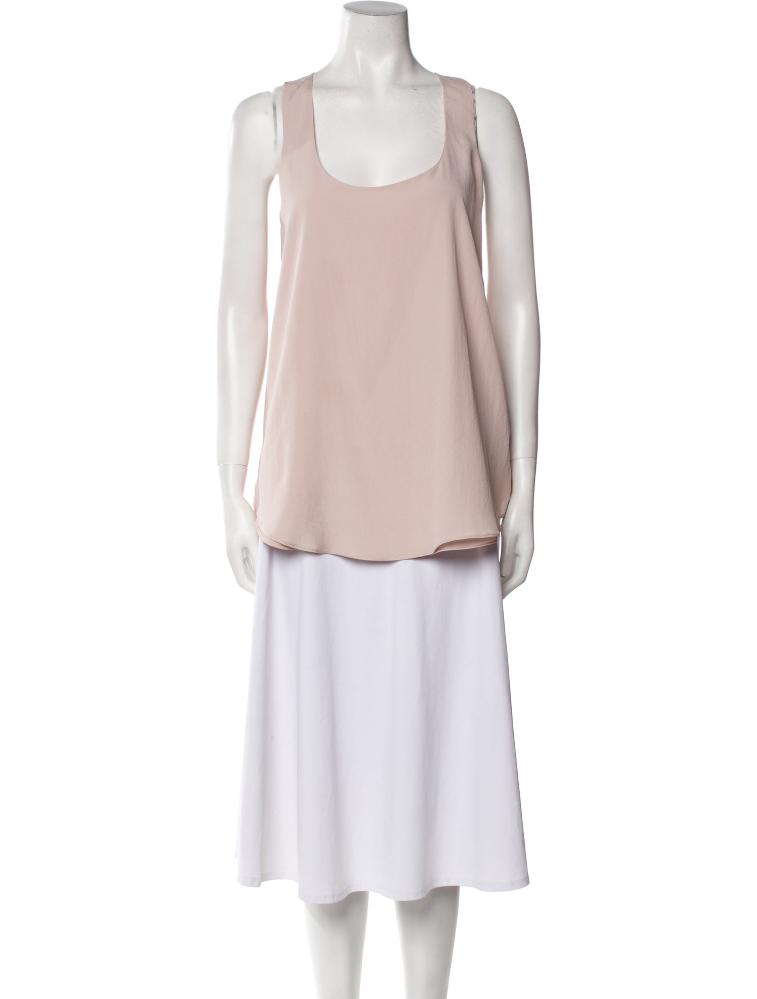 Alexis Silk Scoop Neck Top