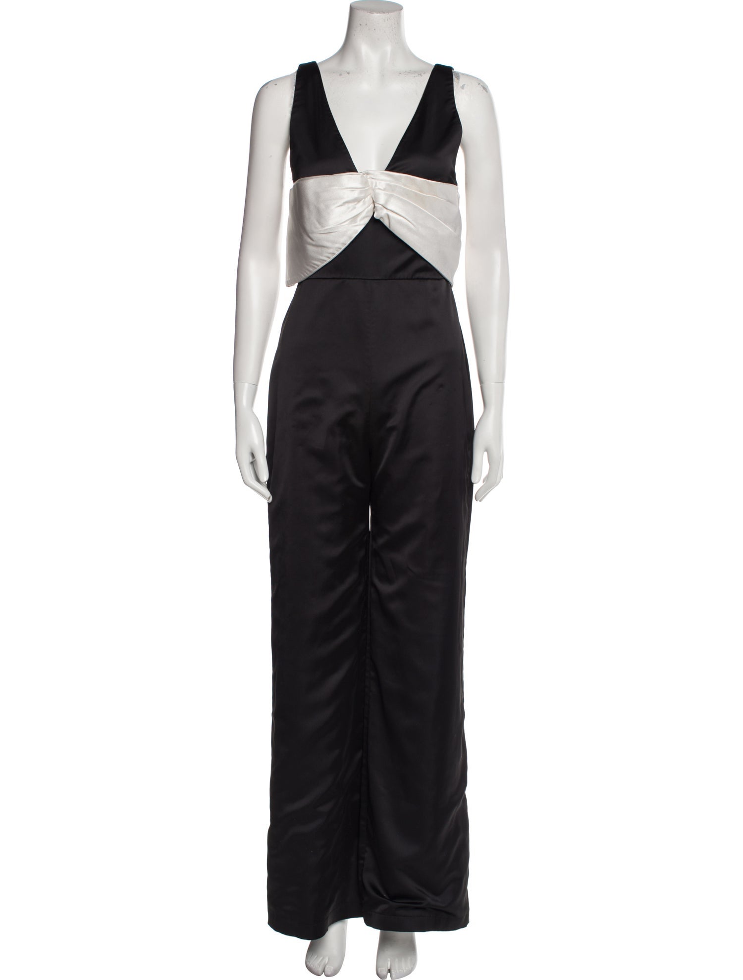 Alexis Colorblock Pattern V-Neck Jumpsuit