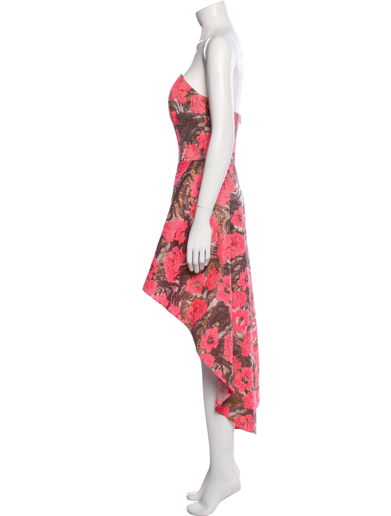 Alexis Floral Print Midi Length Dress