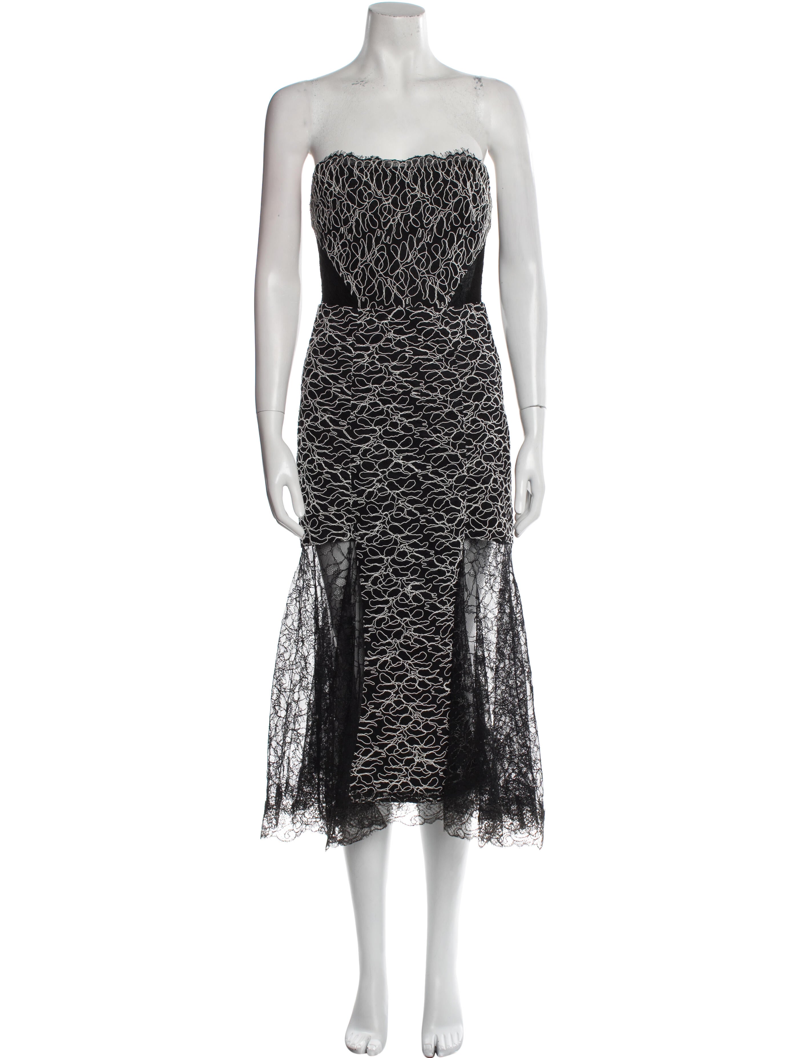 Alexis Printed Knee-Length Dress