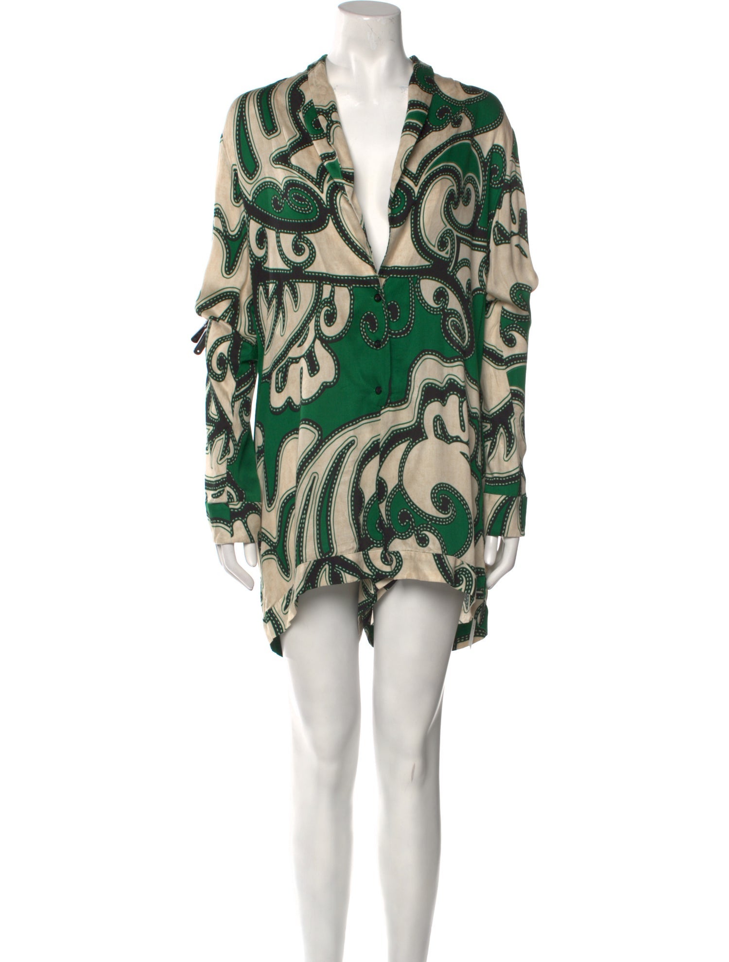 Alexis Printed V-Neck Romper