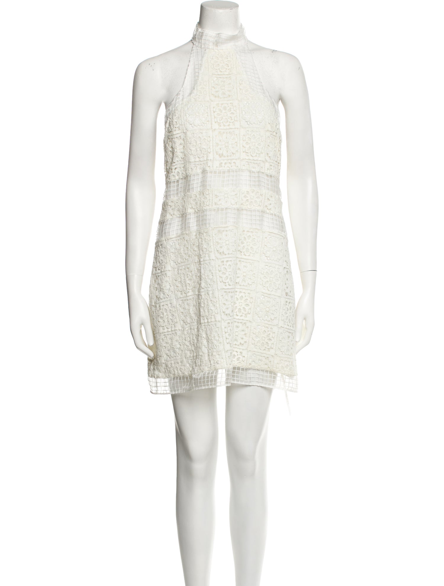 Alexis Lace Pattern Mini Dress