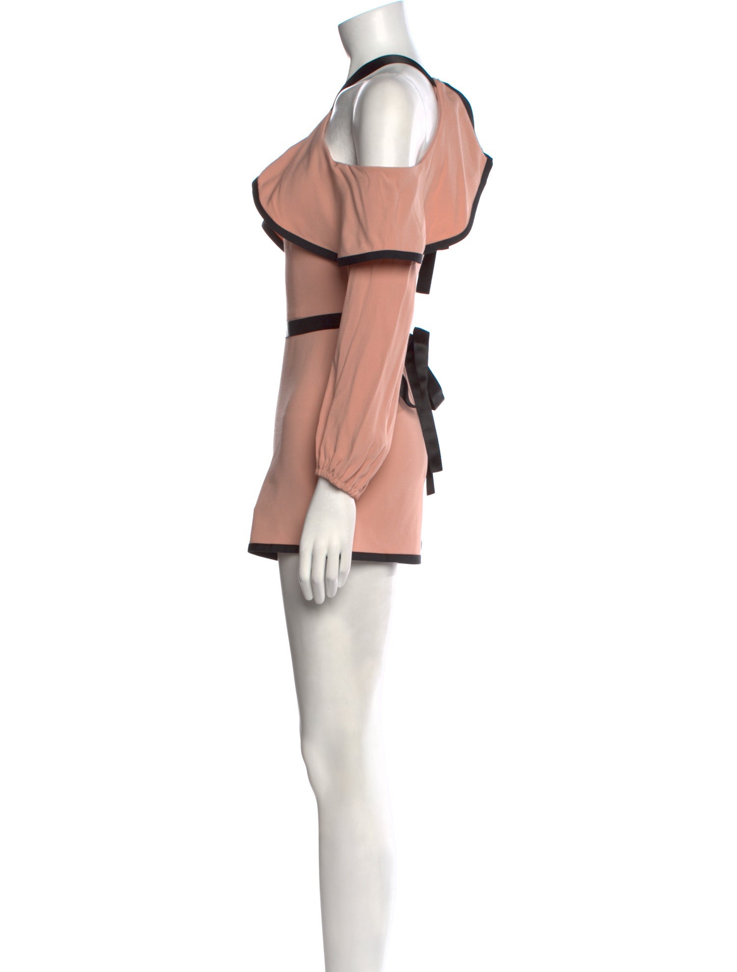 Alexis Colorblock Pattern V-Neck Romper