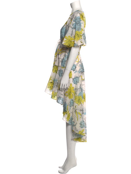 Alexis Floral Print Long Dress