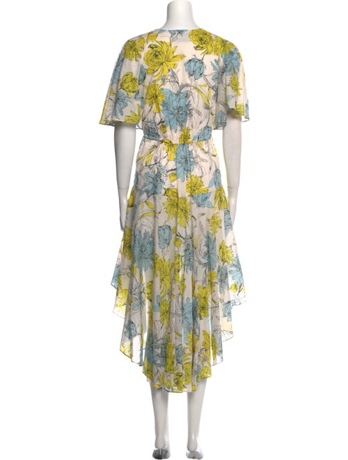 Alexis Floral Print Long Dress