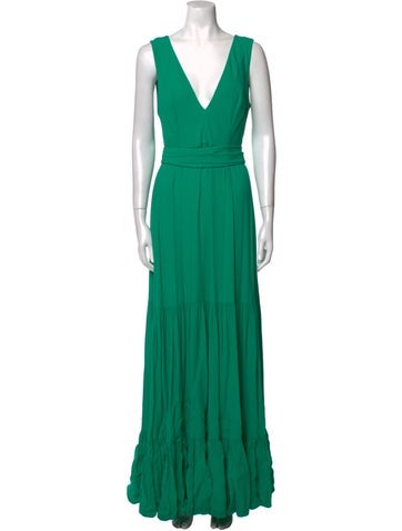 Alexis Dresses V-Neck Long Dress M