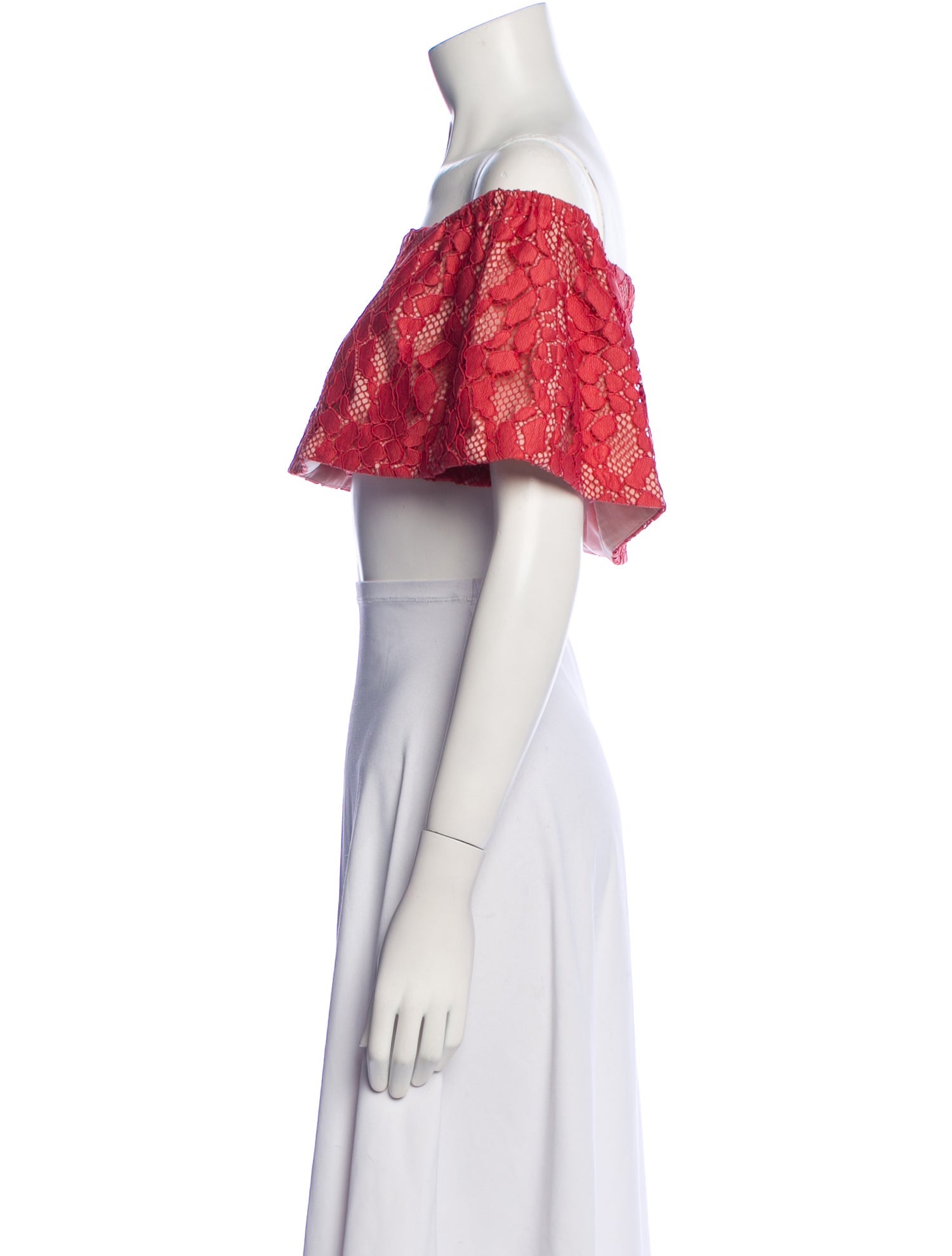 Alexis Off-The-Shoulder Short Sleeve Crop Top