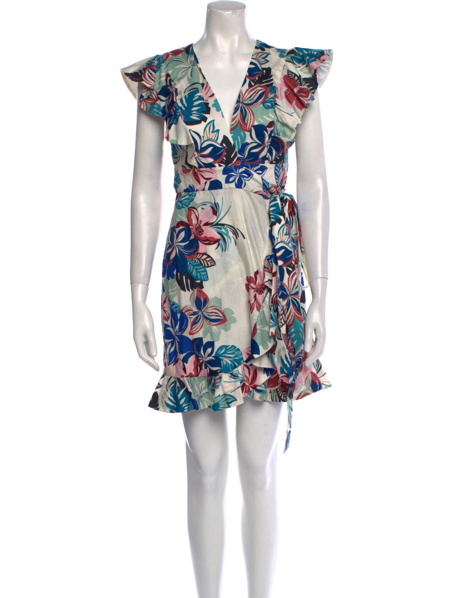 Alexis Floral Print Mini Dress